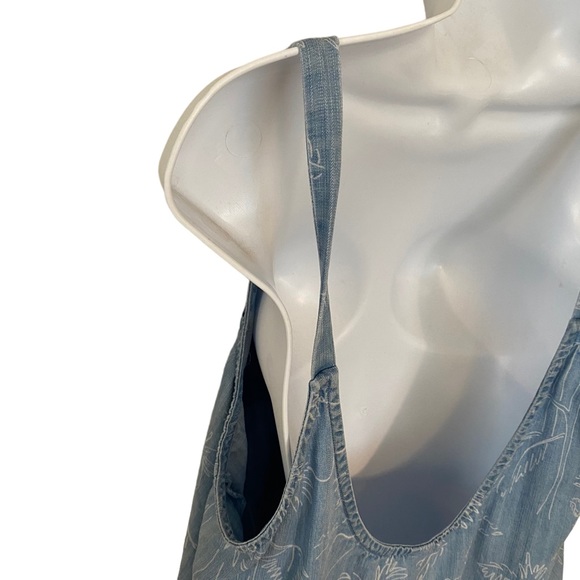 RVCA PALM LEAVES CHAMBRAY TANK ROAD TRIP LIMITED EDITION TANK LARGE - Picture 16 of 16